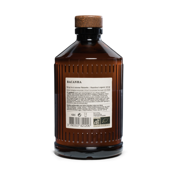 Bacanha Organic Hazelnut Syrup