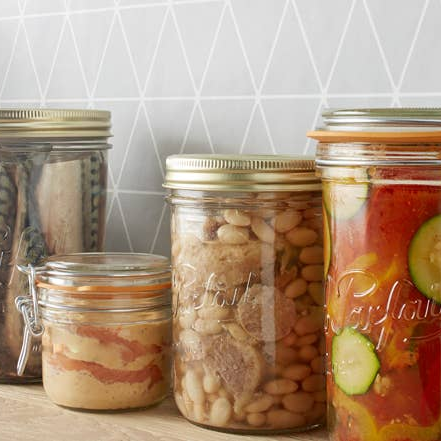1L French Glass Preserving Jar