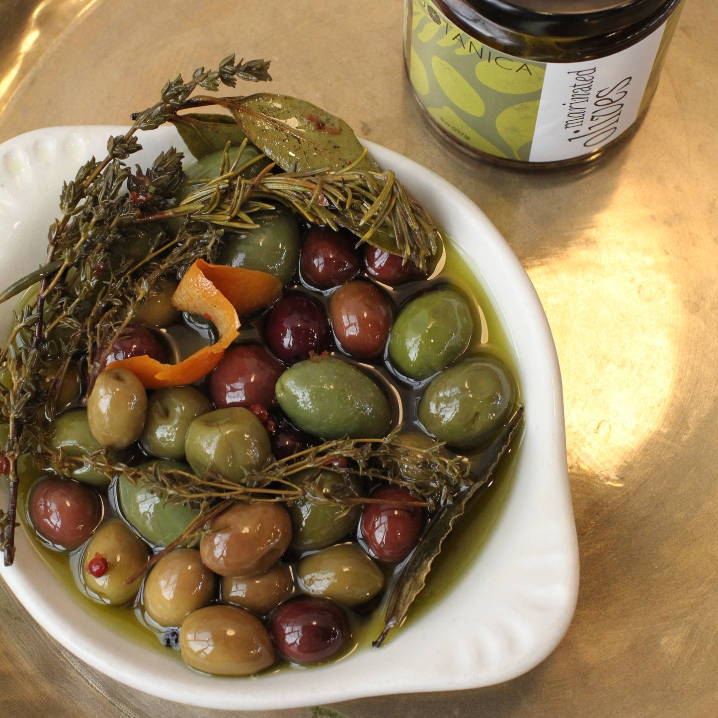 Citrus & Herb Marinated Olives