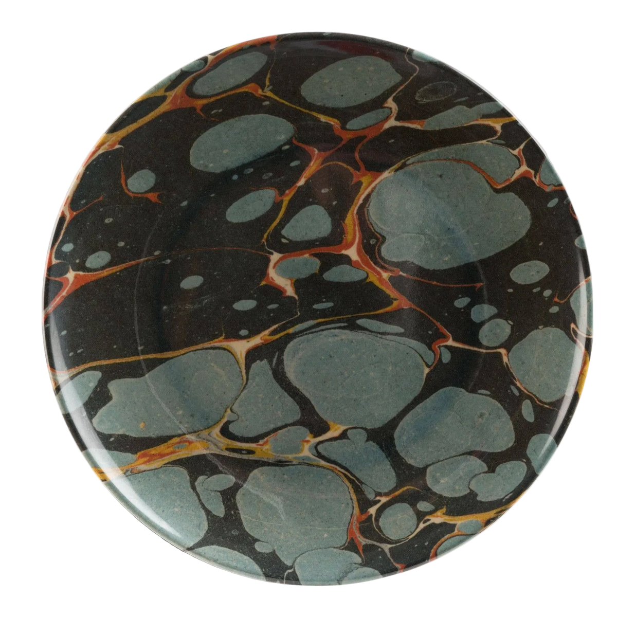 Marbled Melamine Dinner Plate - Woolfe