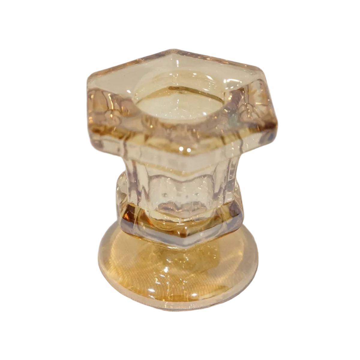 Taper Candle Holder - Amber