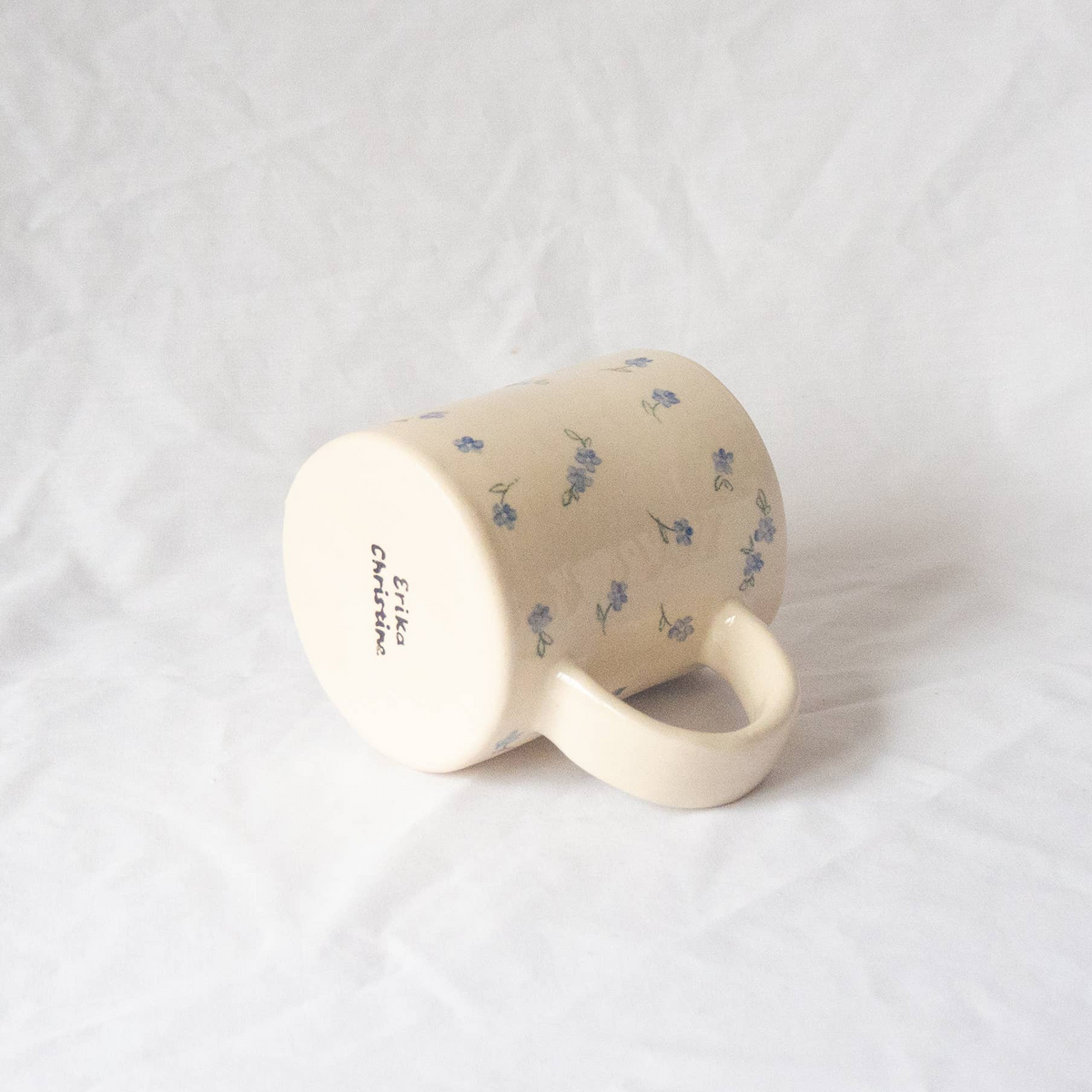 Wild Flowers Mug: Blue