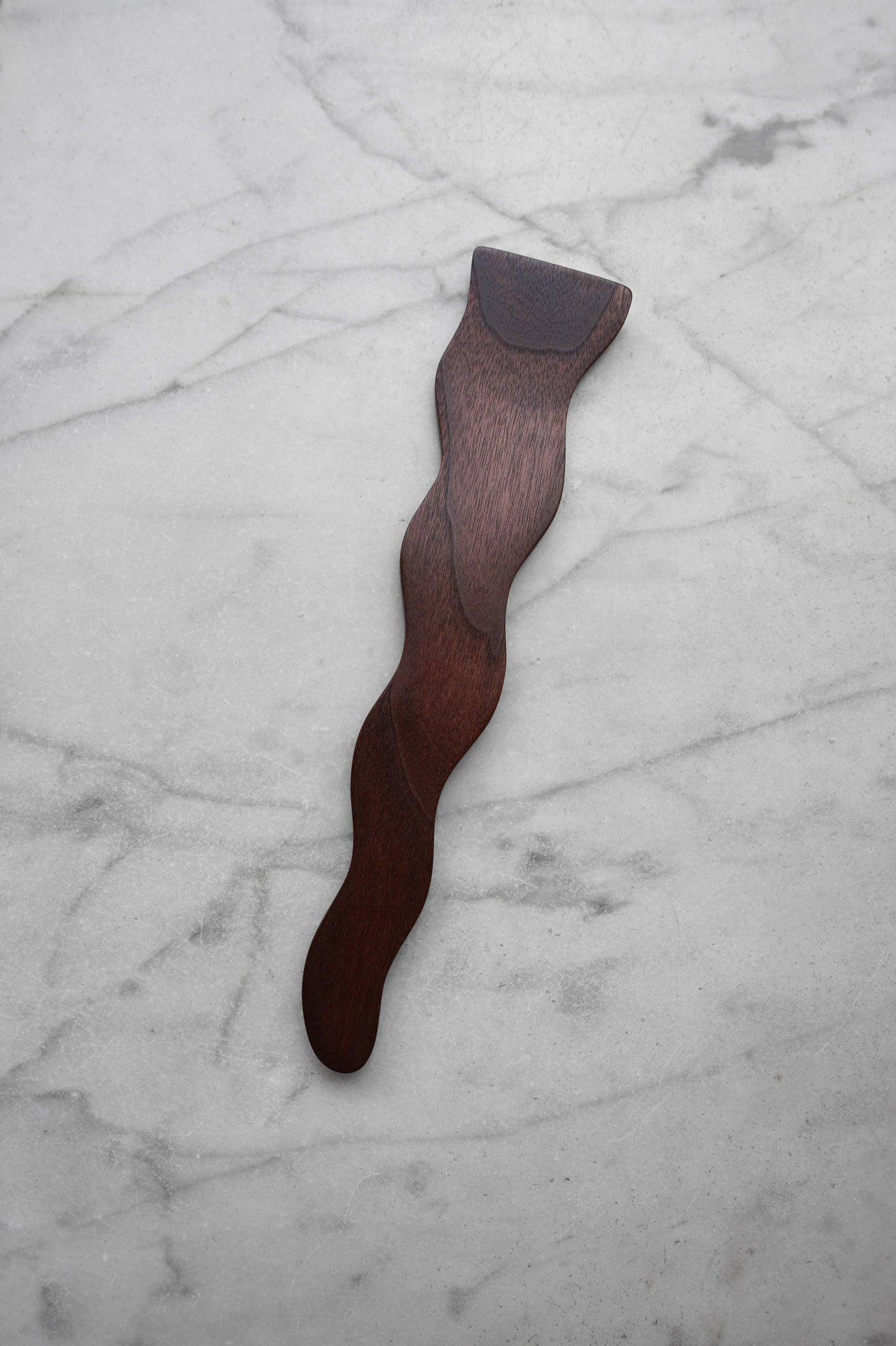 Wavy Spatula - Walnut Wood