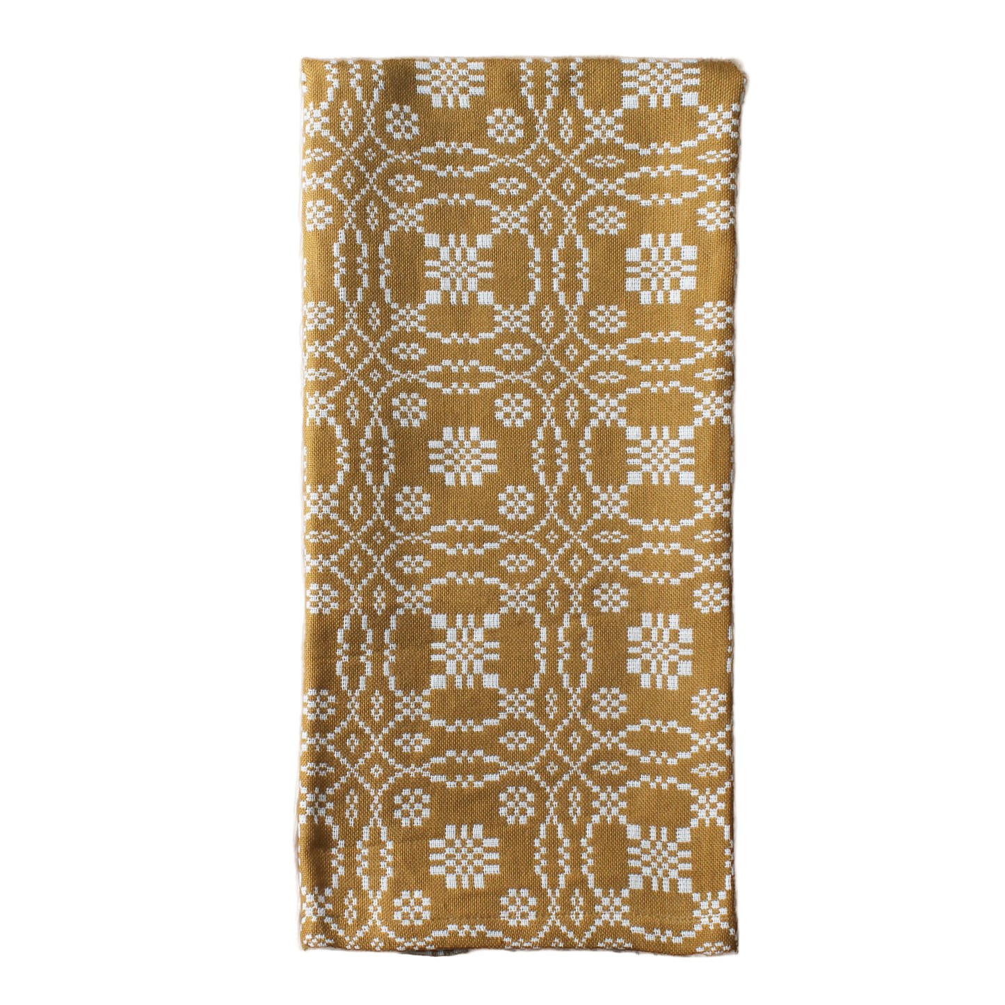 Lover's Knot Mustard Towel