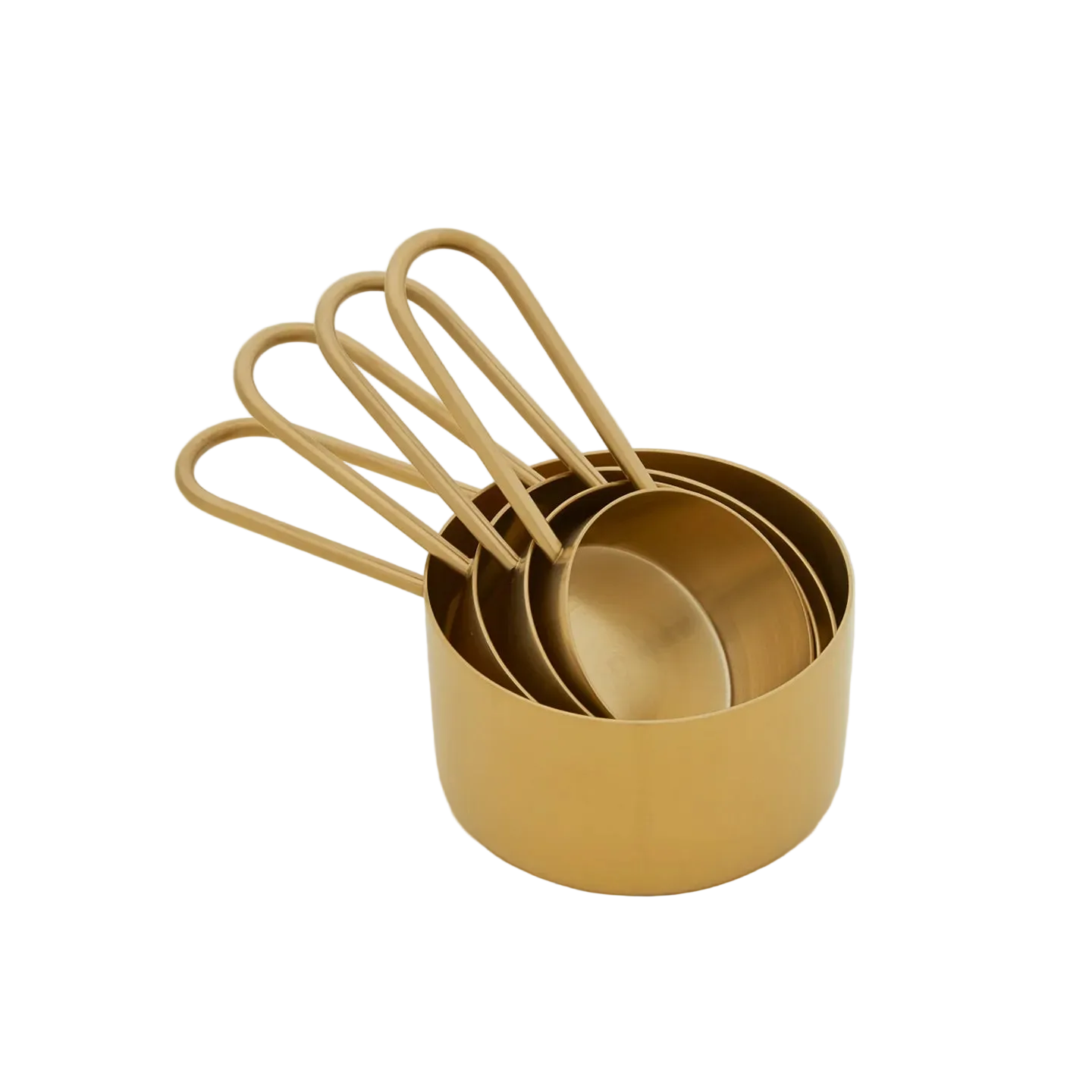 Simple Measuring Cups - Gold
