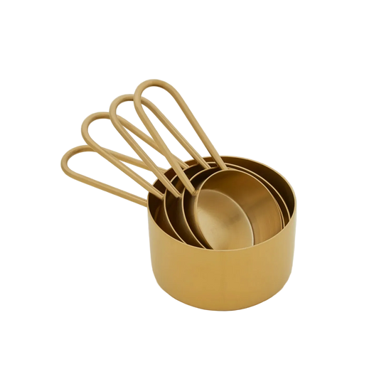 Simple Measuring Cups - Gold