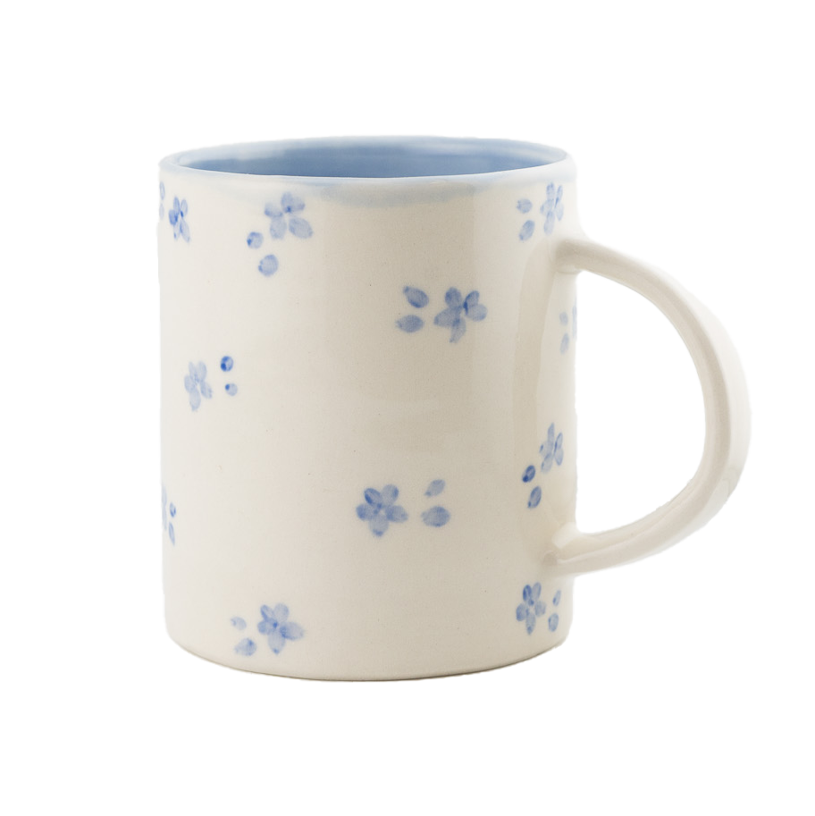 Forget Me Not Mug: Blue