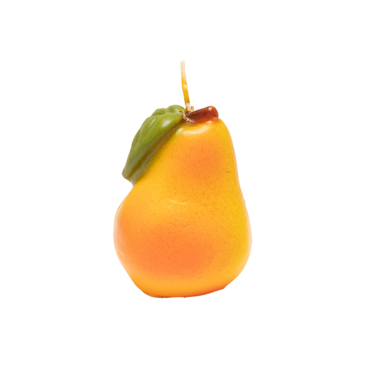Small Pear with Leaf - Italian Food Candle