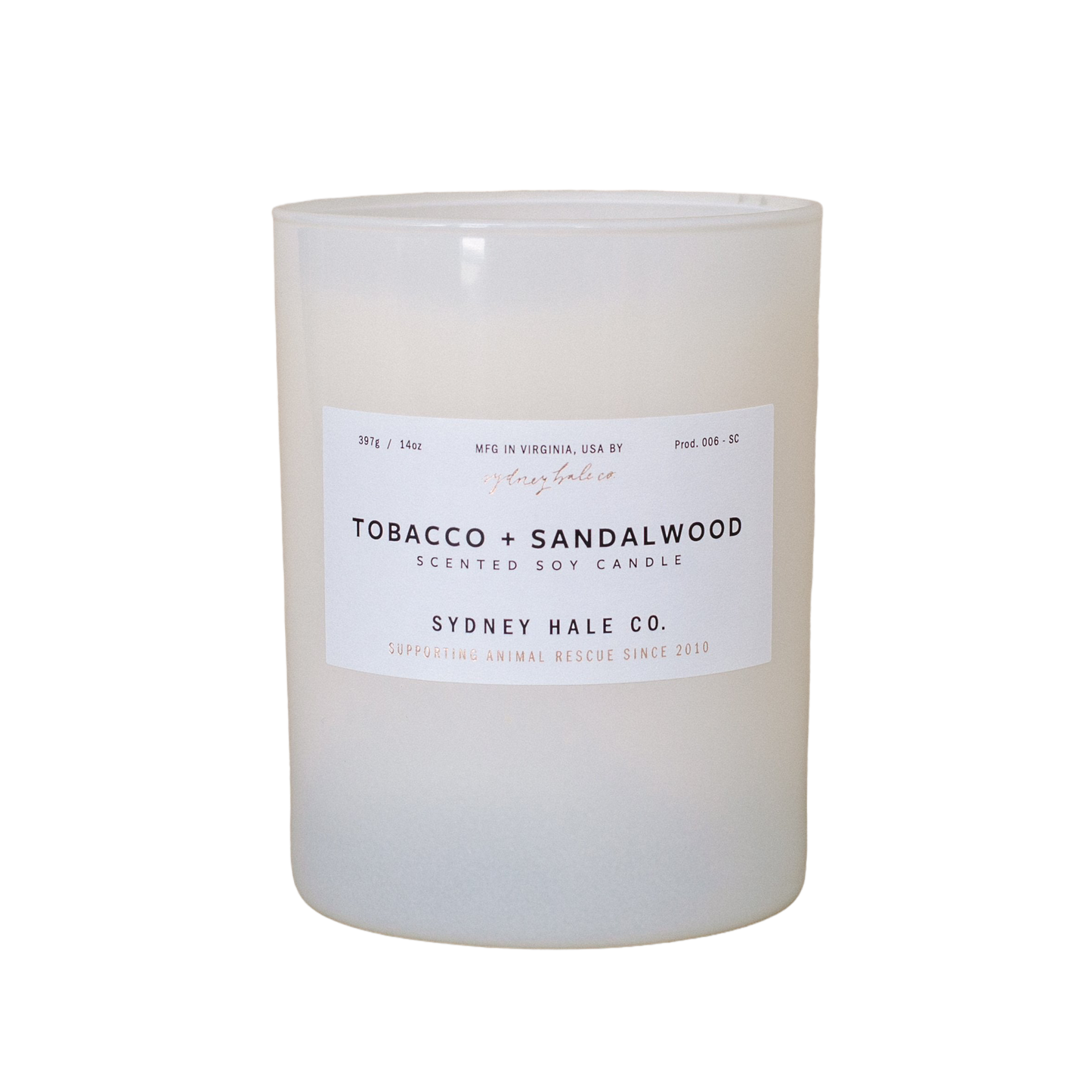 Tobacco & Sandalwood Candle
