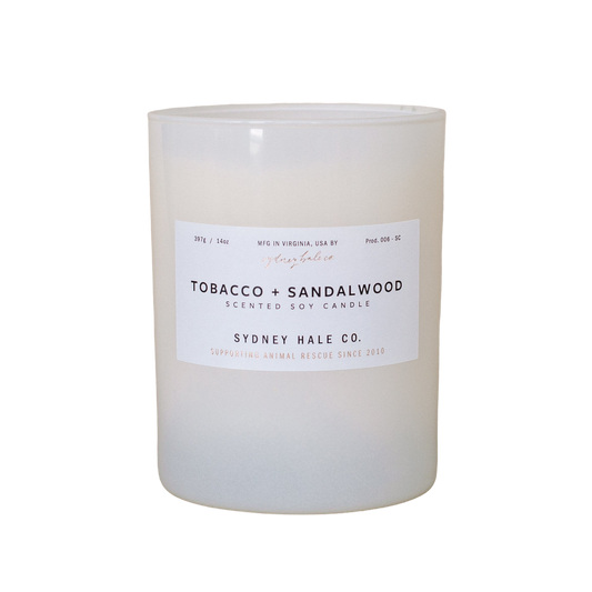 Tobacco & Sandalwood Candle