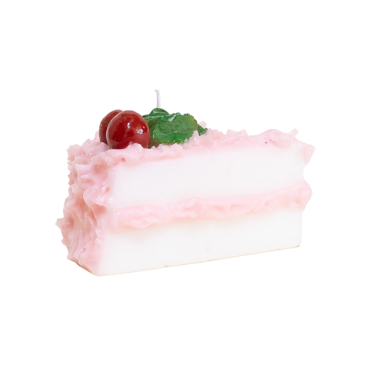 Cherry Cake Slice - Italian Food Candle
