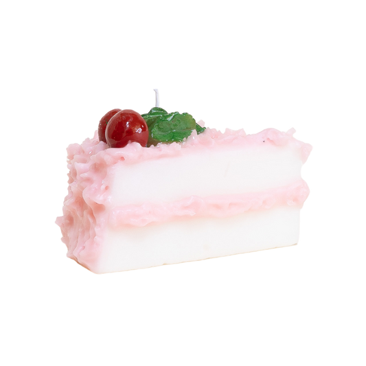 Cherry Cake Slice - Italian Food Candle