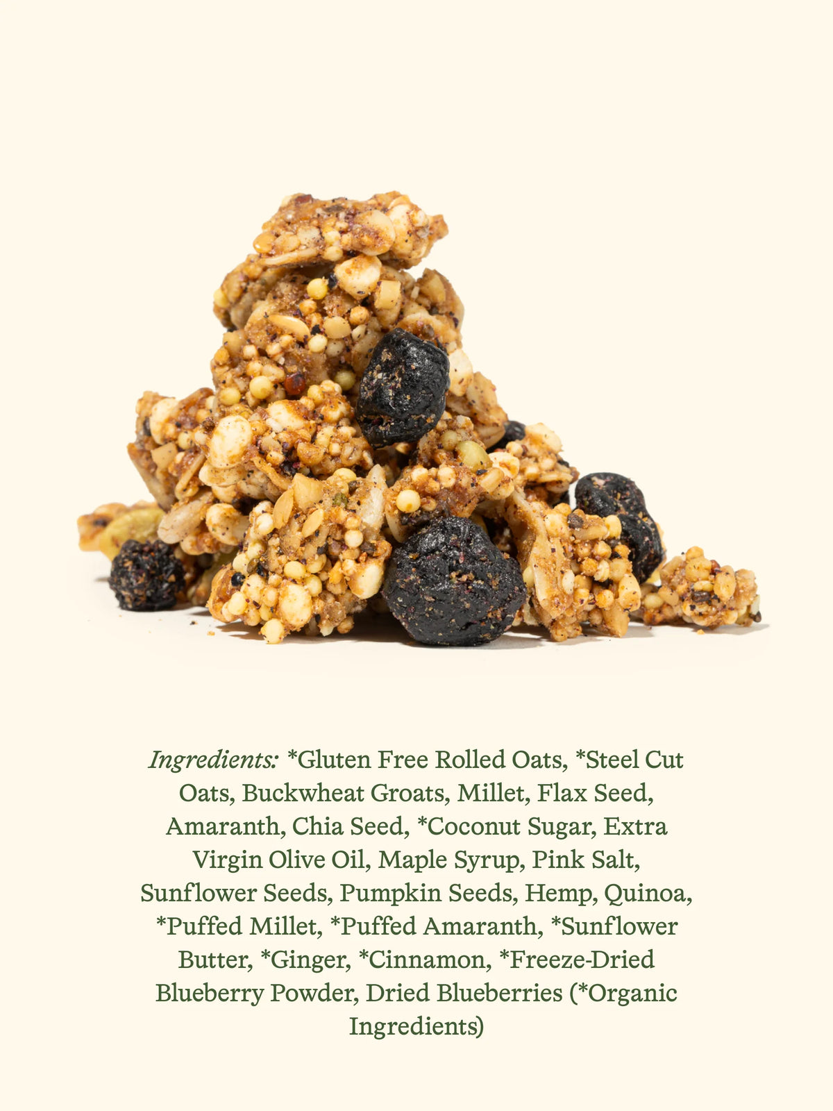 Blueberry & Sunflower Butter Granola