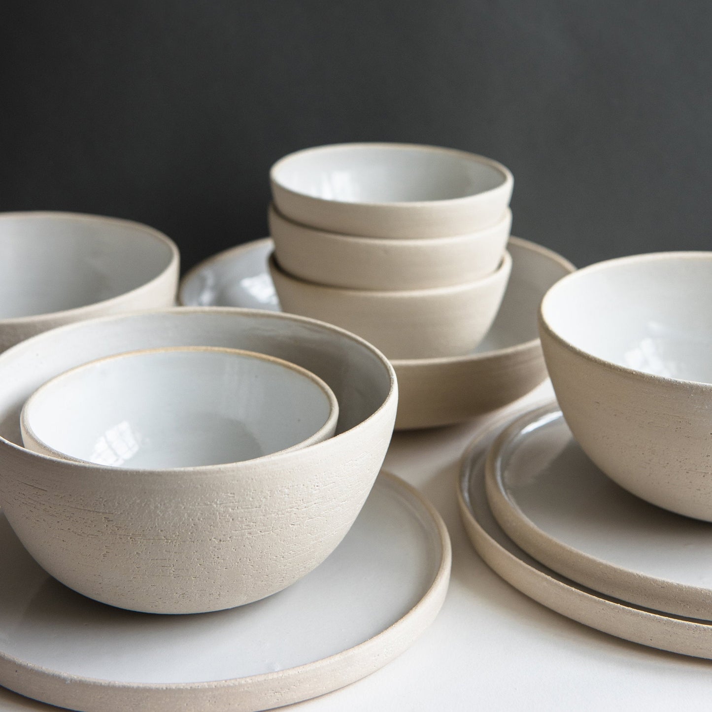 Handmade Stoneware Dinner Set