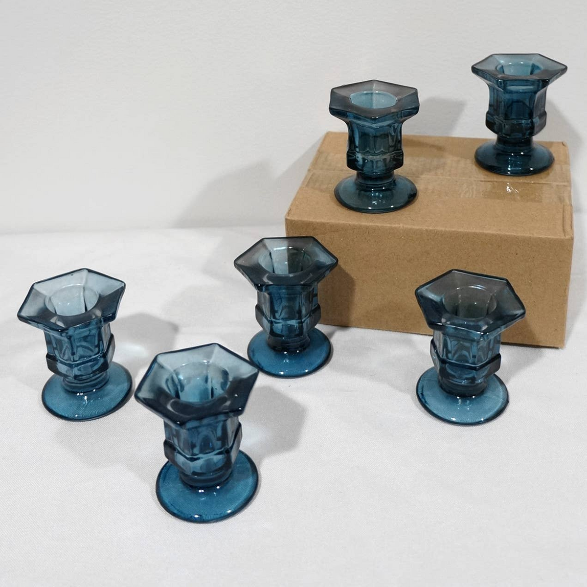 Taper Candle Holder - Blue