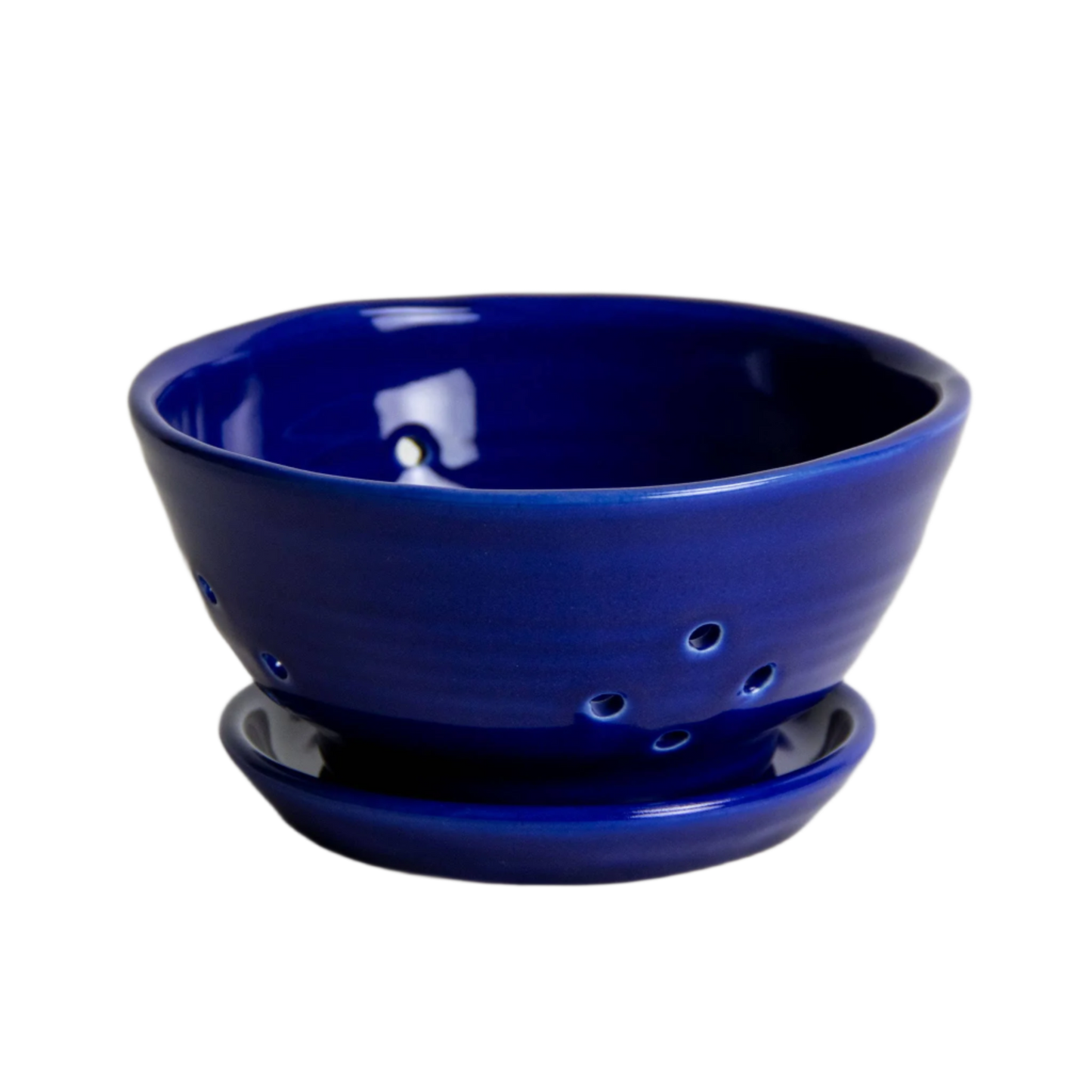 Berry Colander w/Saucer - Blue