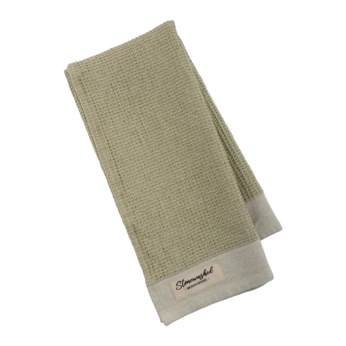 Fresh Pear Washed Waffle Dishtowel