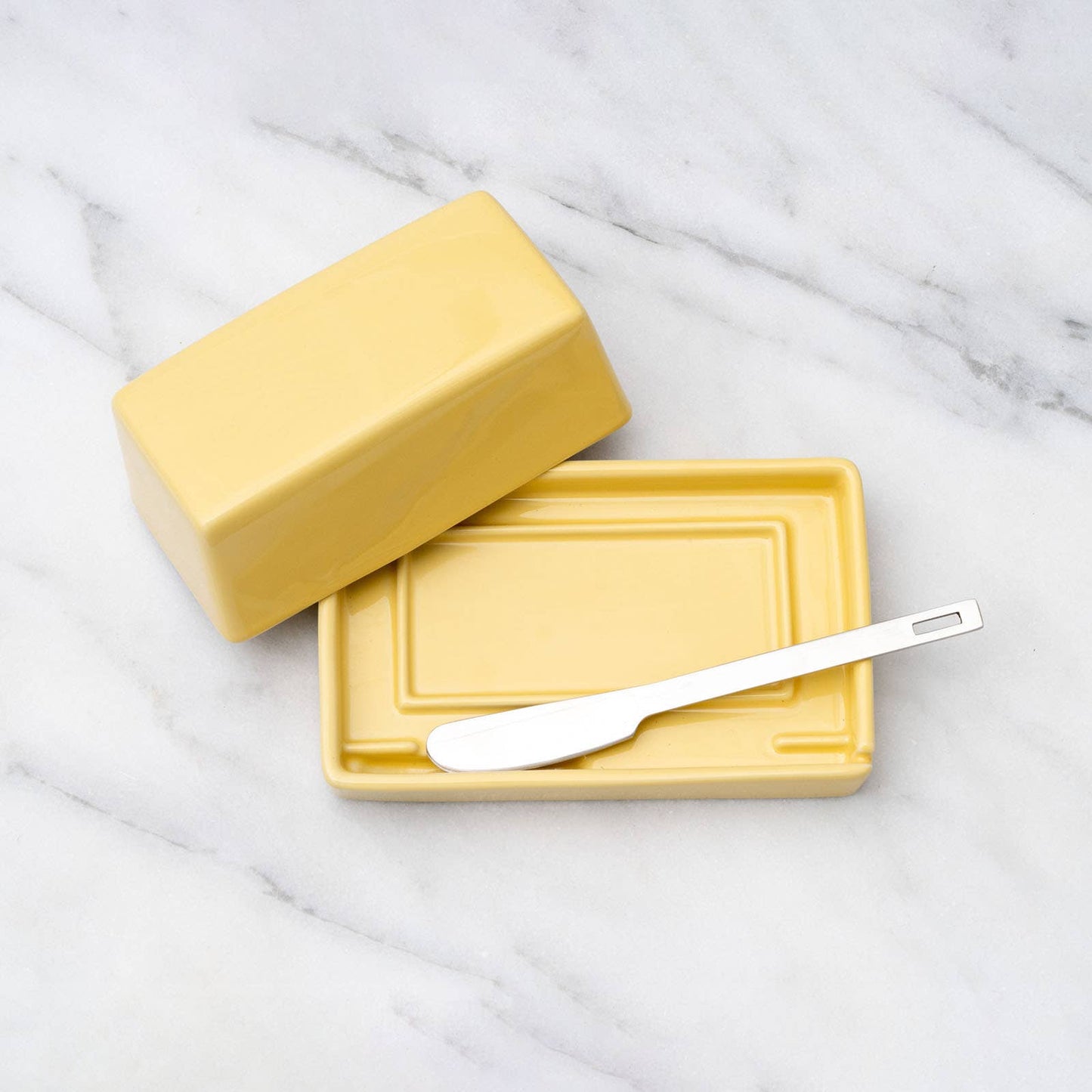 Butter Dish with Knife - Butter