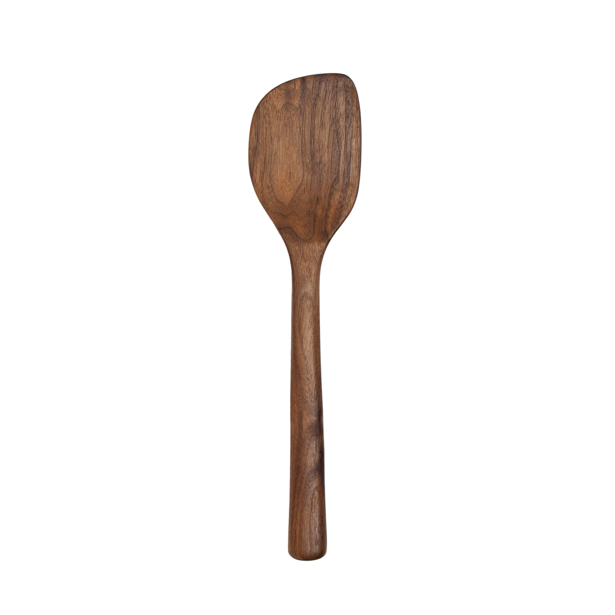 12" Walnut Wood Angled Spatula - Kitchen Cooking Utensil