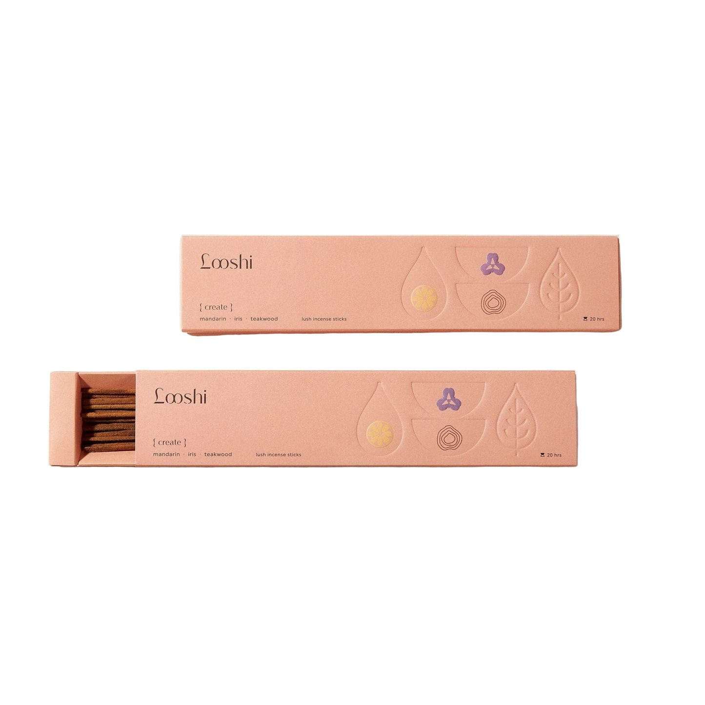 Natural Incense Sticks - Mandarin, Iris, Teakwood