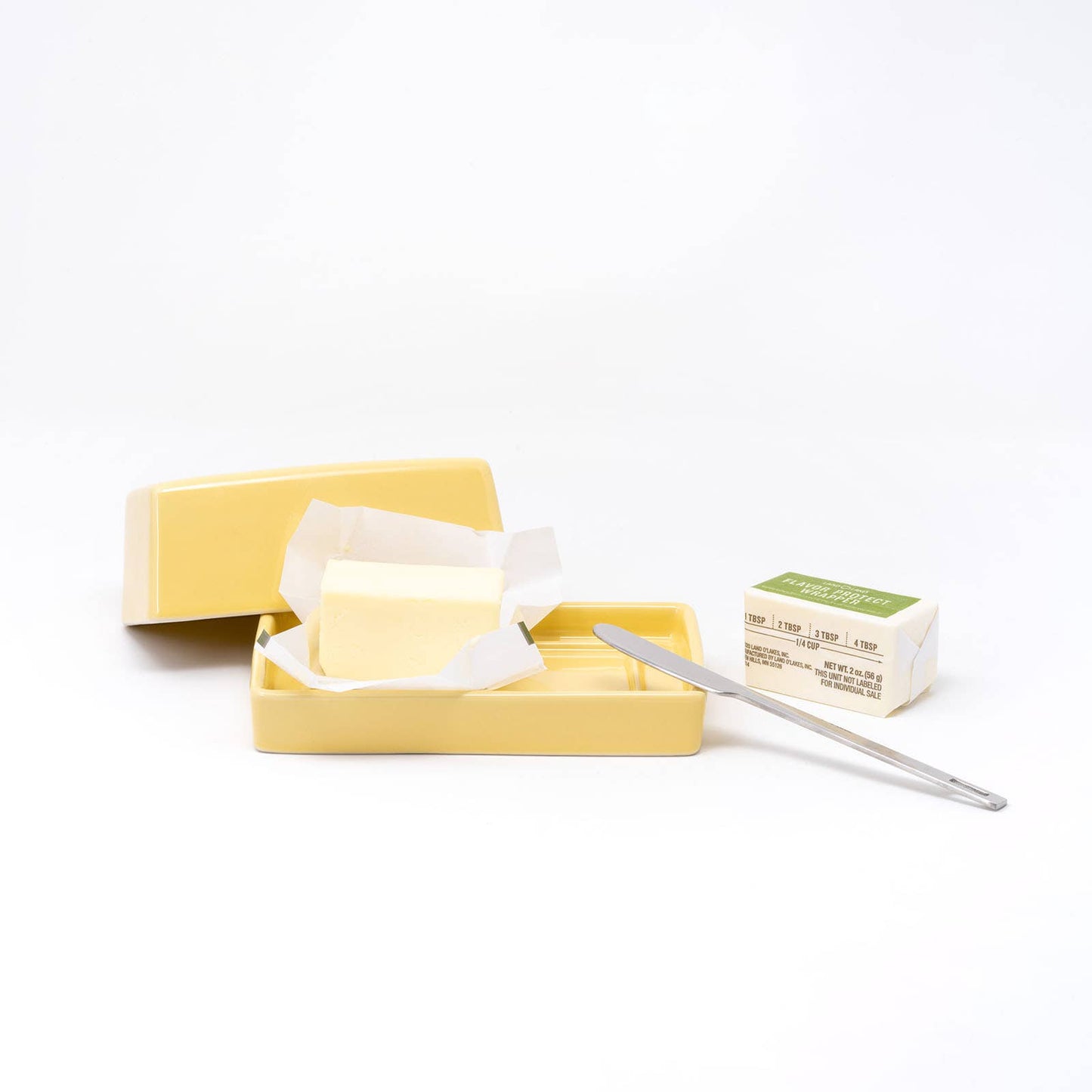 Butter Dish with Knife - Butter