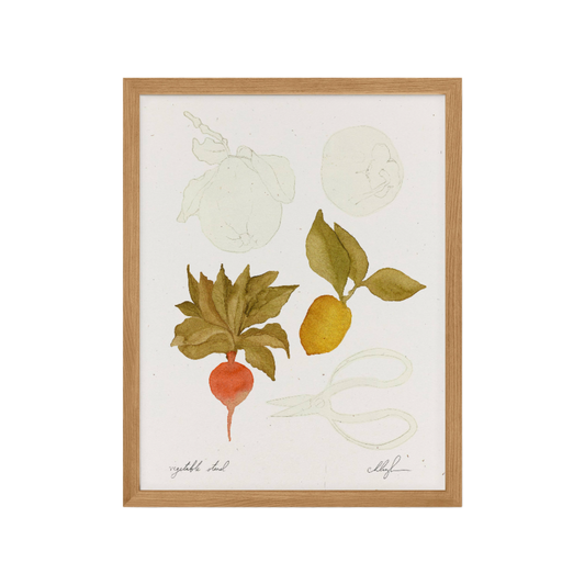 Vegetable Stand Art Print