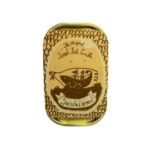 Tinned Fish Candle - Sandalwood Woodsy Scent