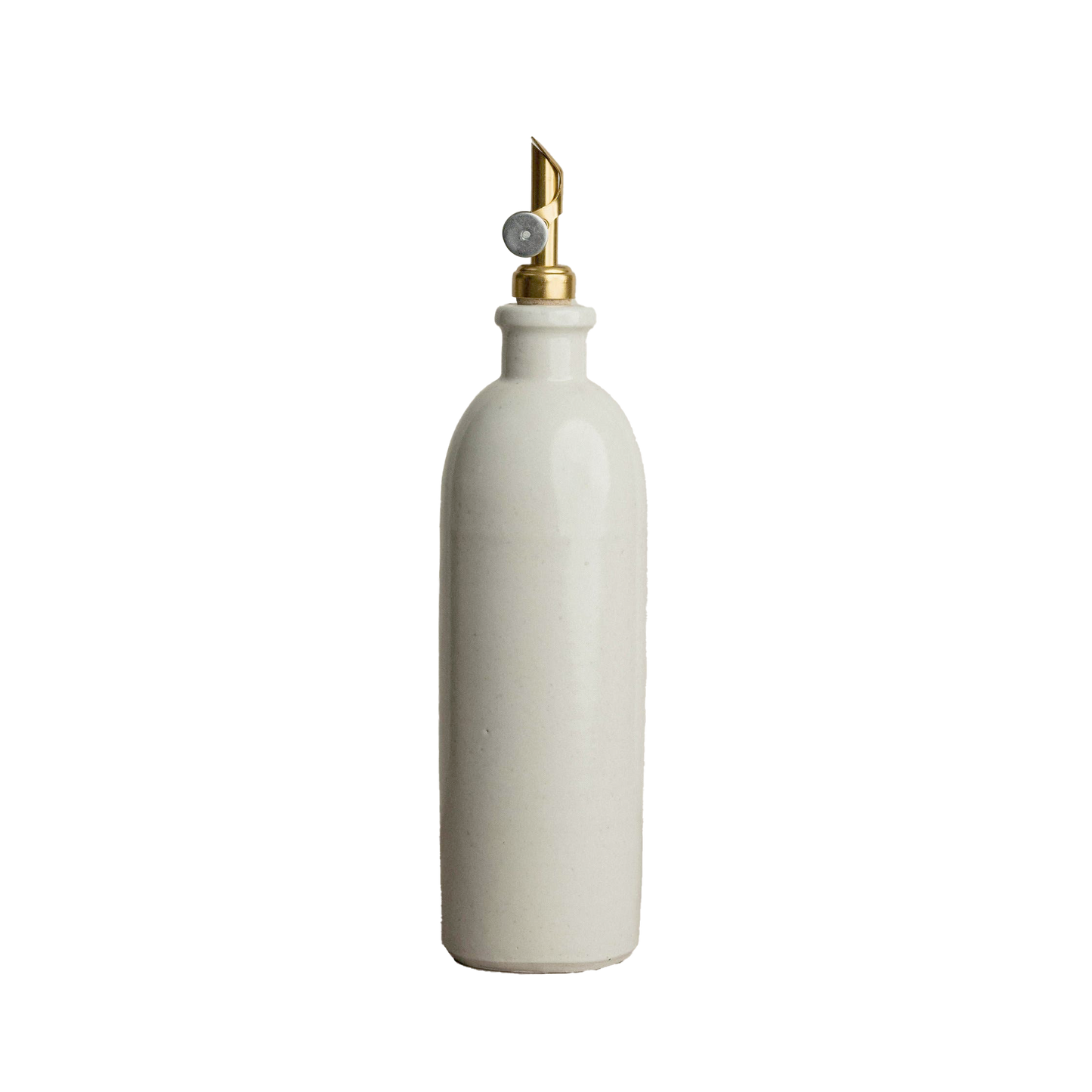 Handmade White Ceramic Oil Dispenser