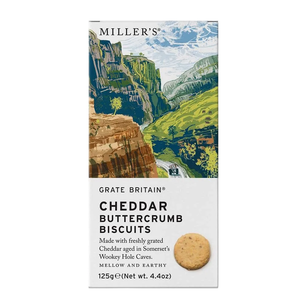 Grate Britain Cheddar Cheese Buttercrumb Biscuits