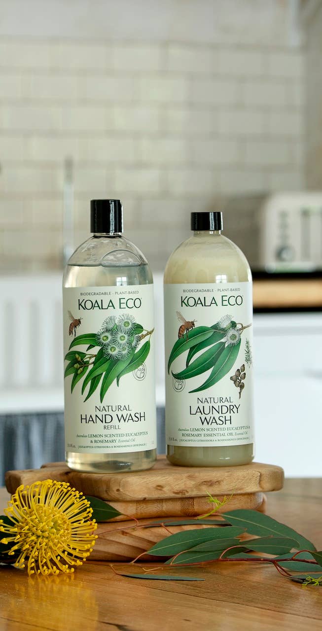 Natural Hand Wash Lemon Scented Eucalyptus & Rosemary - 33 oz. Refill Bottle
