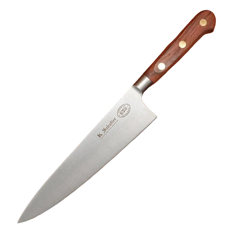 K Sabatier x Bernal Cutlery Nouvel Ideal 8.75" Chef Bolsterless Carbon Palissander