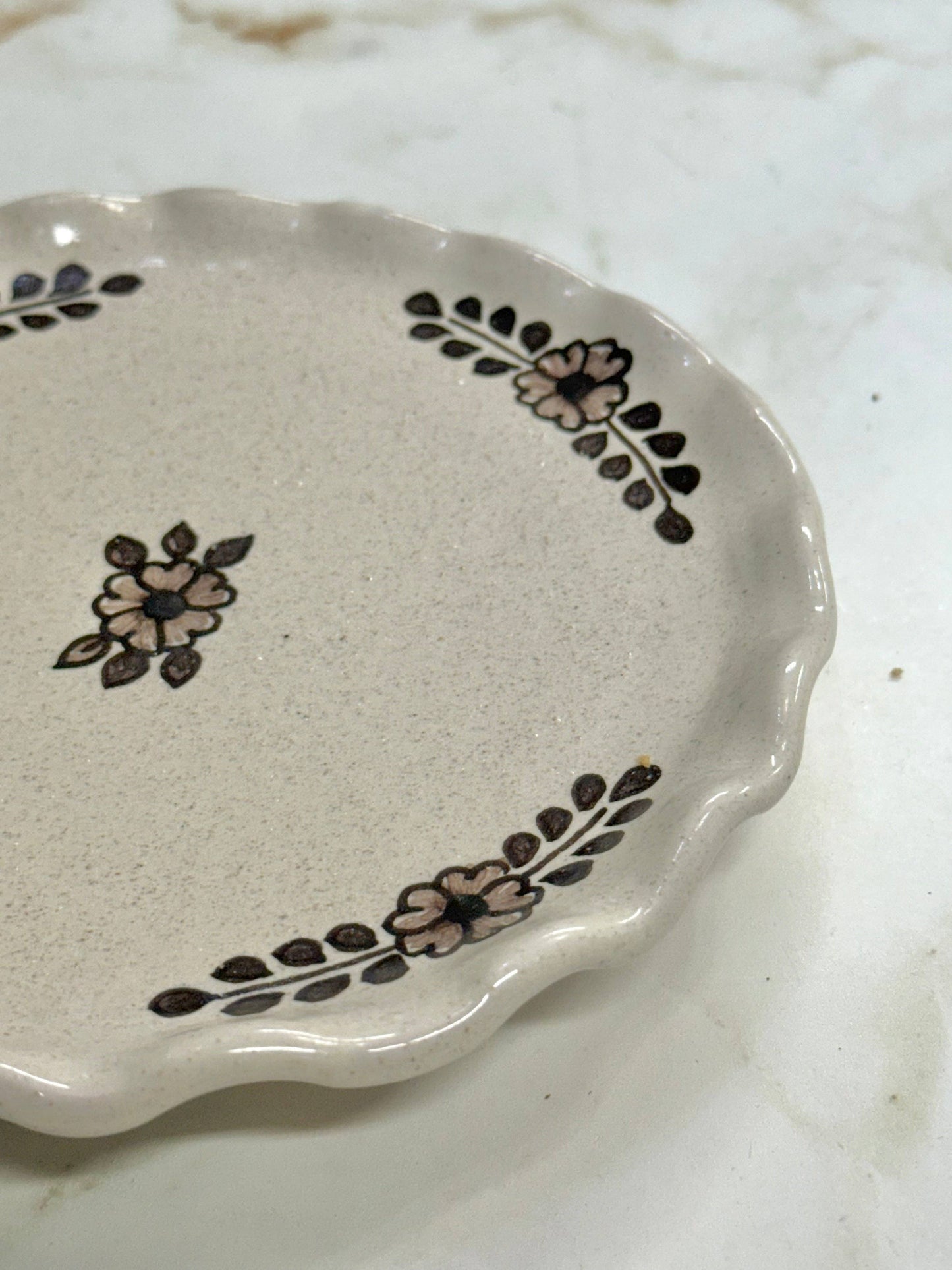 Hand Painted Margot Plate