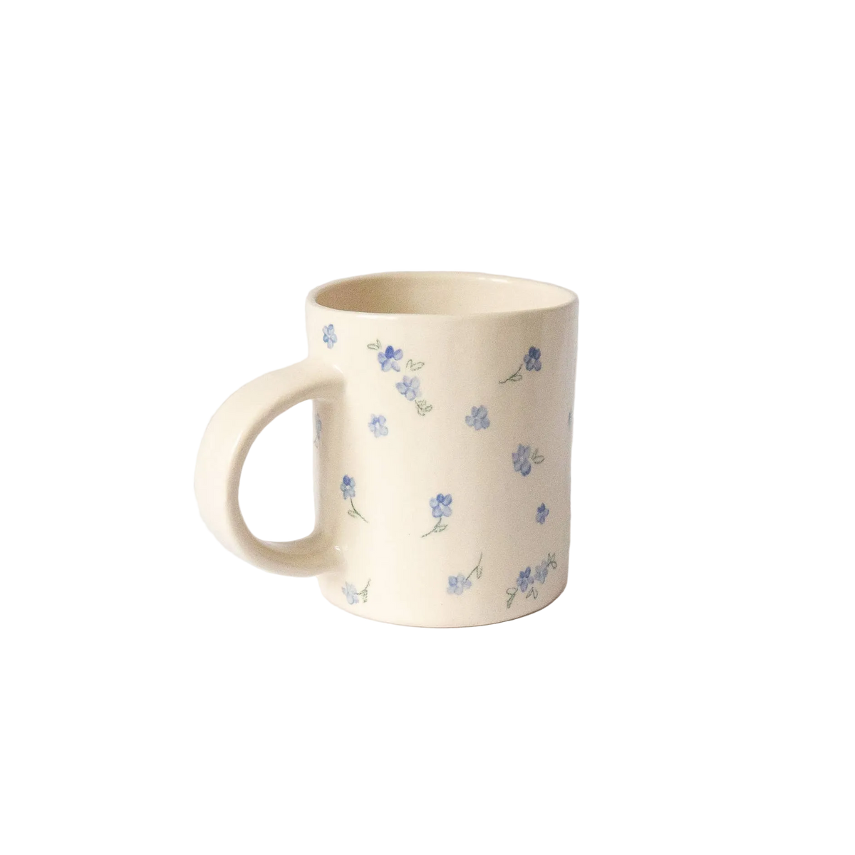 Wild Flowers Mug: Blue