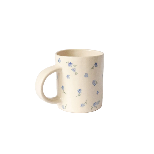 Wild Flowers Mug: Blue