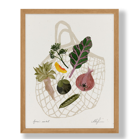 Farmer's Market Art Print