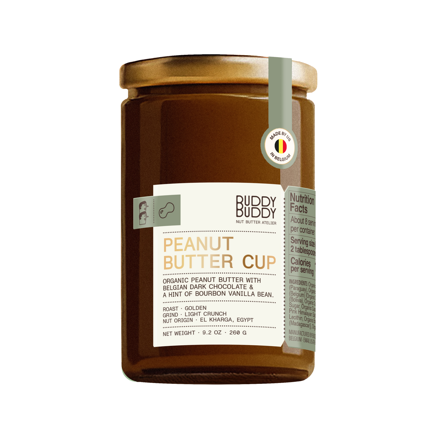 Organic Peanut Cacao Nut Butter – Peanuts & Chocolate
