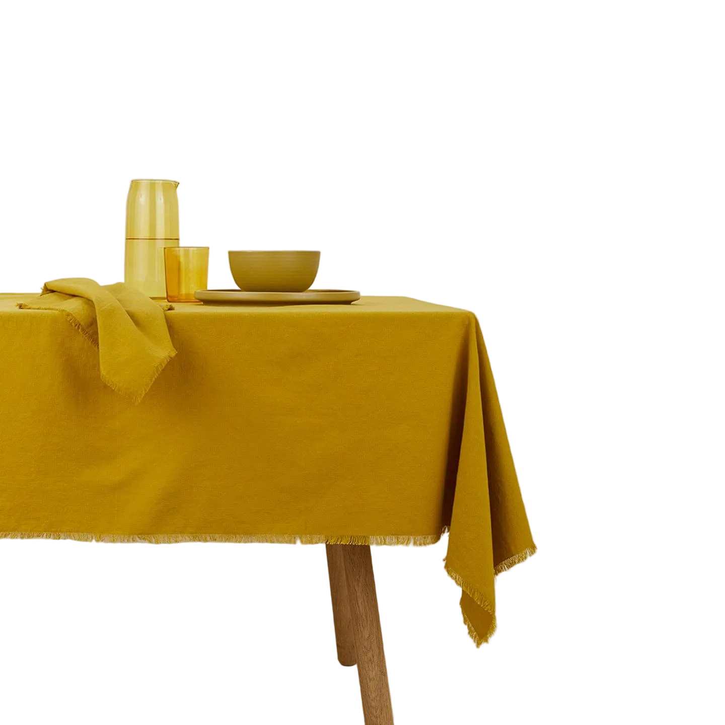 Mustard Cotton Table Cloth