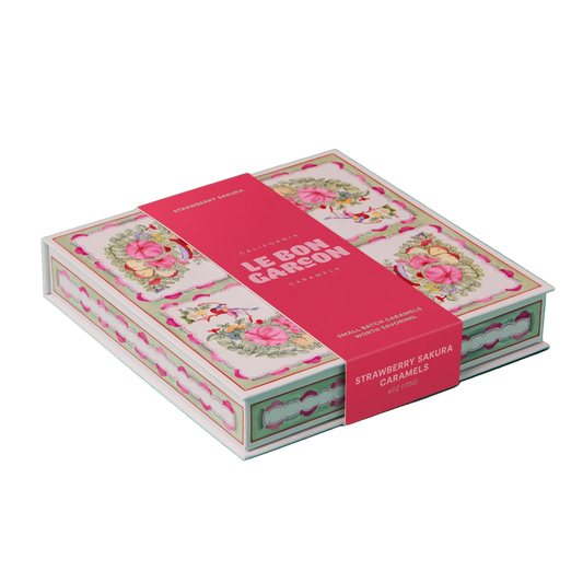 Strawberry Sakura Caramels