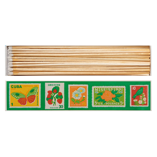 Long Safety Matches - Vintage Stamps