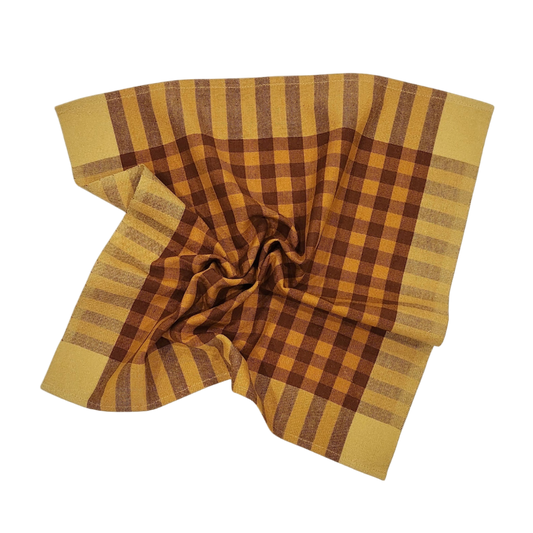 Grid Napkin Pair - Maize