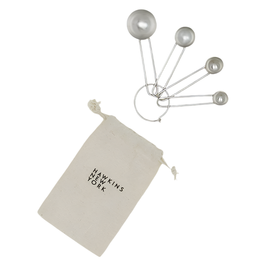 Simple Measuring Spoons - Stainless Steel