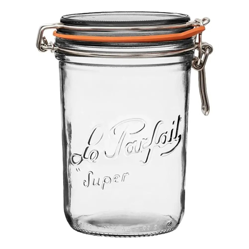 French Glass Storage Jars
