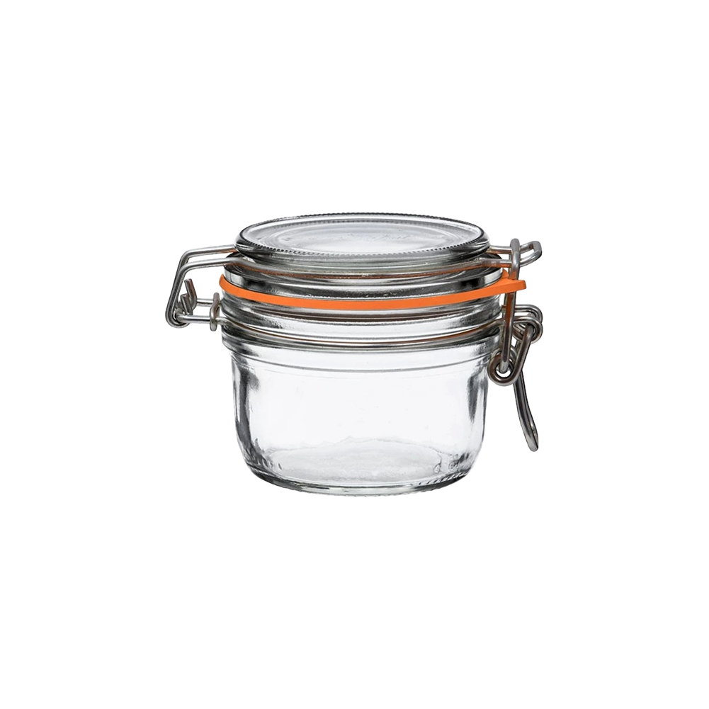 French Glass Storage Jars