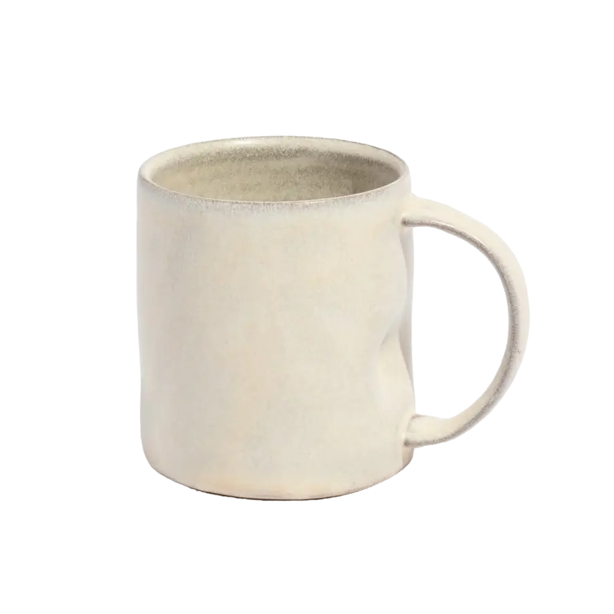 Matte Cream Handmade Mug