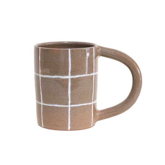 Grid Mug - White